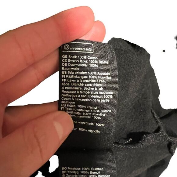 NWT! & other stories black fleece dress - Picture 6 of 10